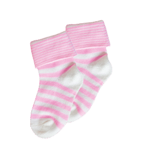 Pink Stripe Socks